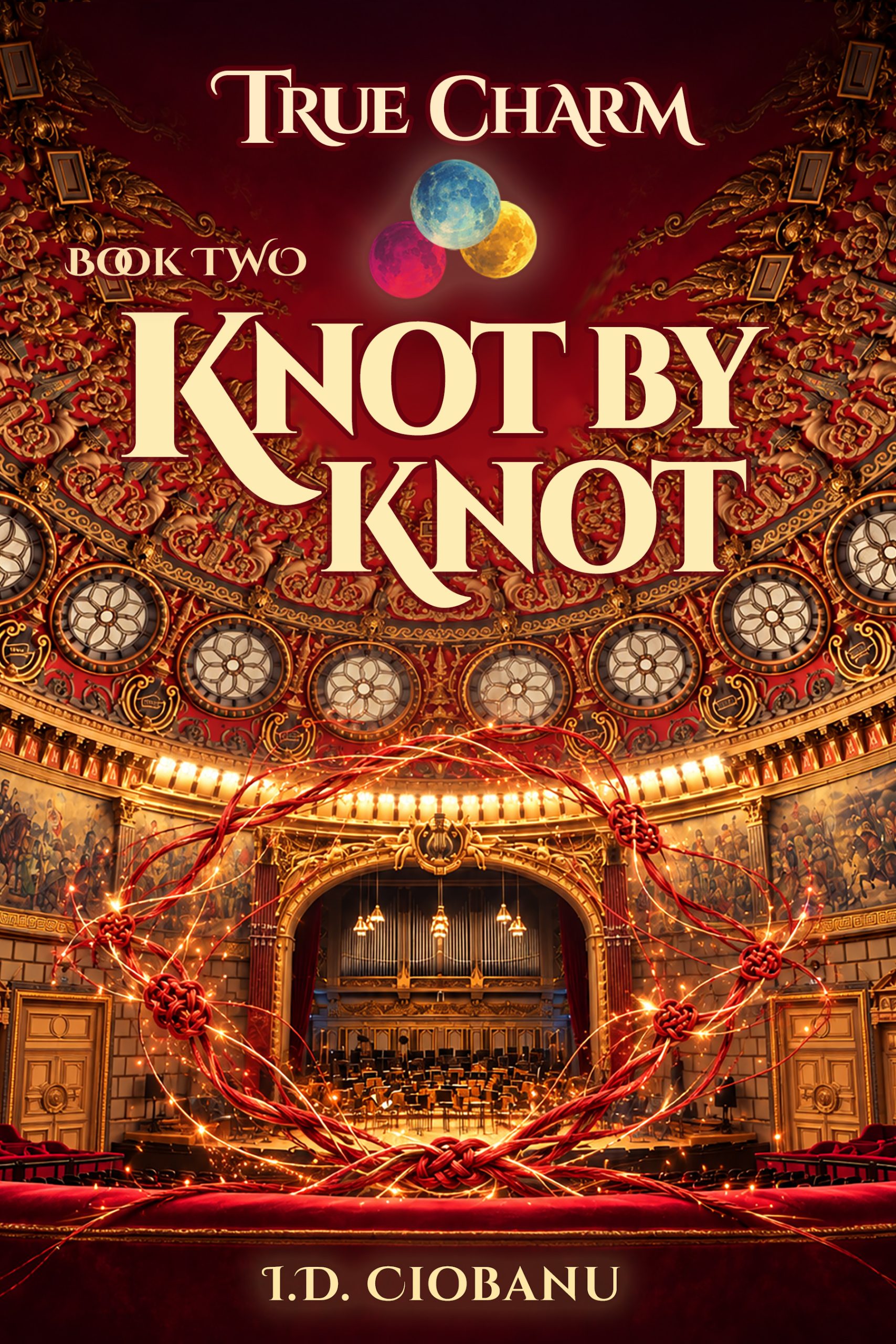 Book cover of Knot by Knot, Book 2 of The First Crossing in the True Charm saga.